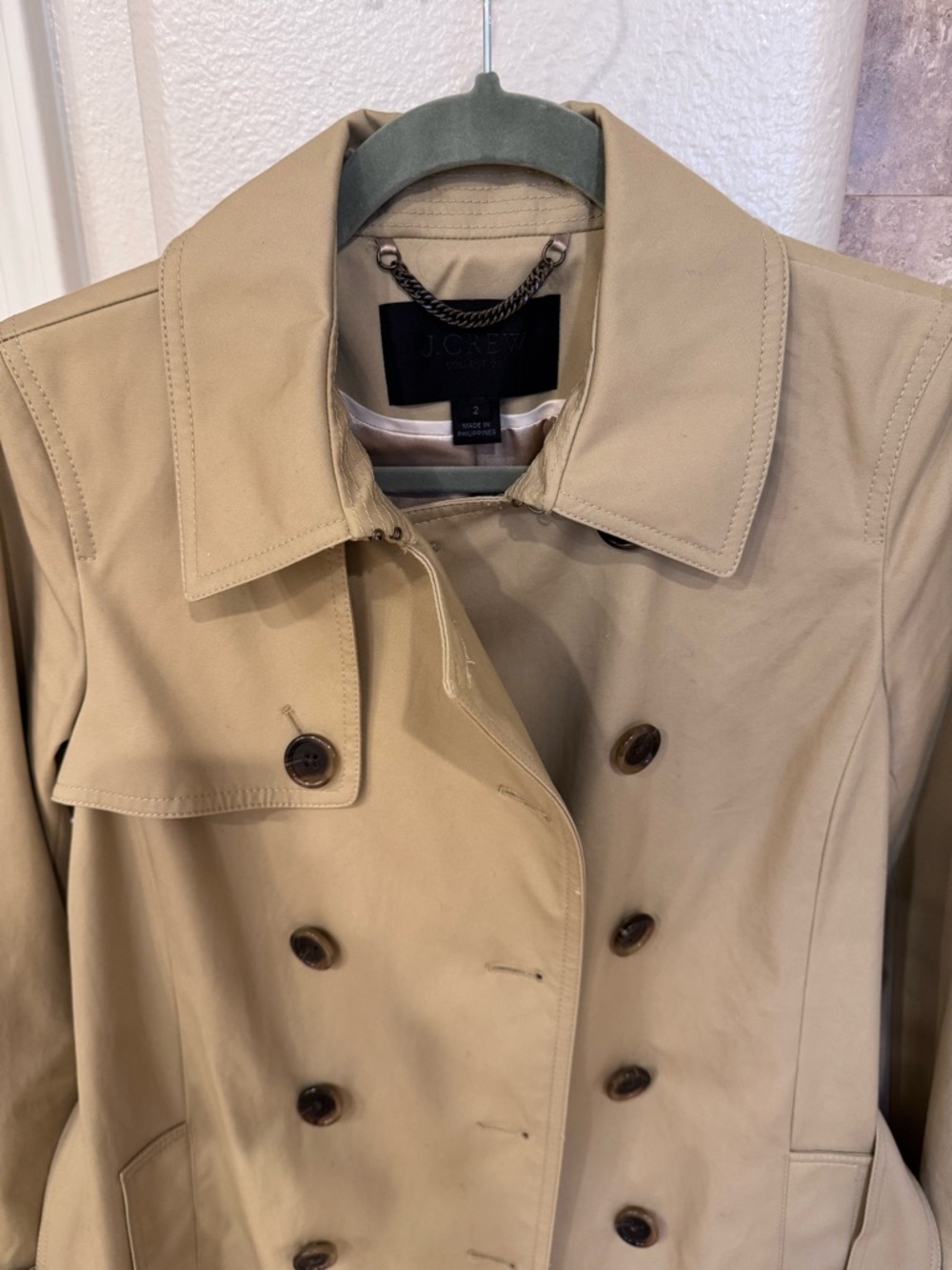 J.Crew Icon Trench Coat - Picture 2 of 9